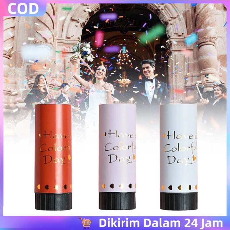 2pcs Confetti Party Popper Operasi Popper Party Popper Party Ulang Tahun