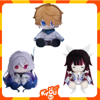 Columbina - Skirk - Ajax Childe Sitting Plush Mascot - Genshin Impact