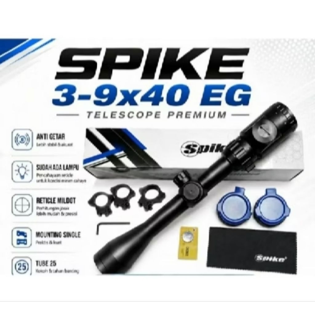TELESKOP SPIKE 3-9X40EG MILDOT