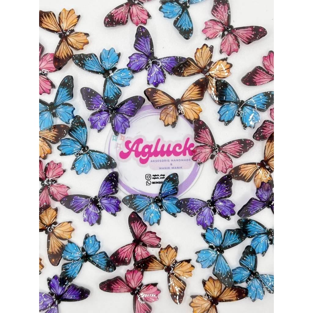 kupu kupu cantik shrink paper