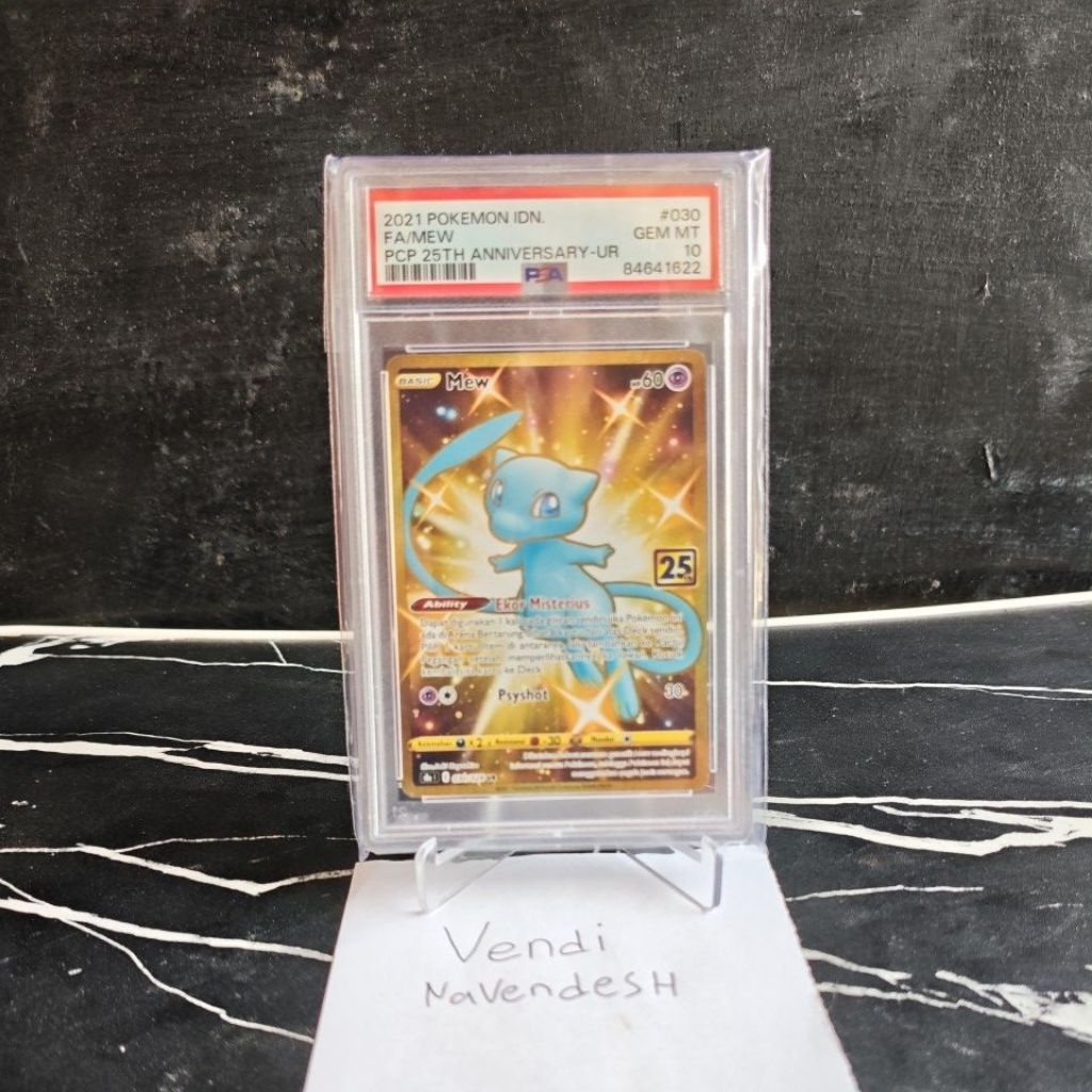 Mew UR Anniversary 25th / mew 25th PSA 10. indo