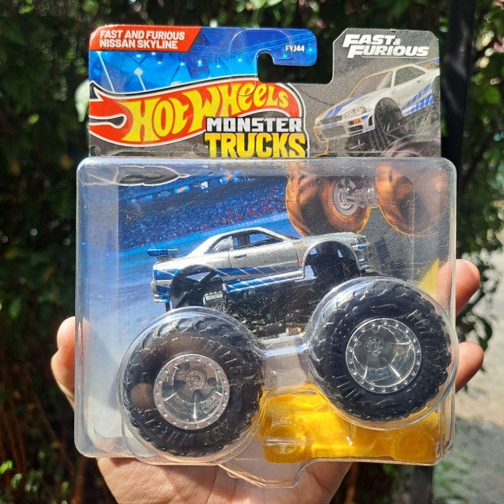 Hot Wheels Monster Truck Fast & Furious Nissan Skyline R34 Brian Oconor