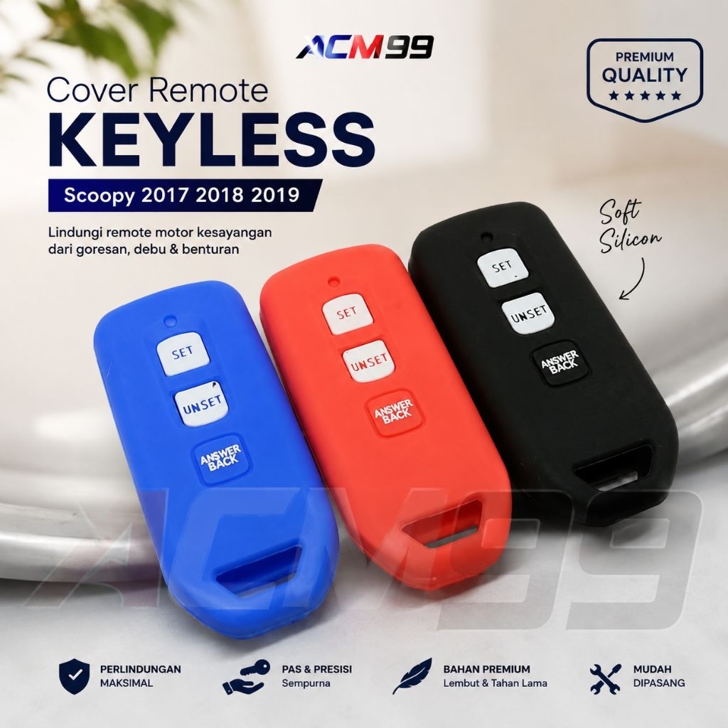 Sarung Remote Cover remote Scoopy 2017 2018 2019