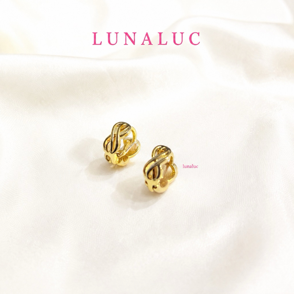 Lunaluc Anting Bayi Giwang Anak Mini Infinity Elegant Jewelry