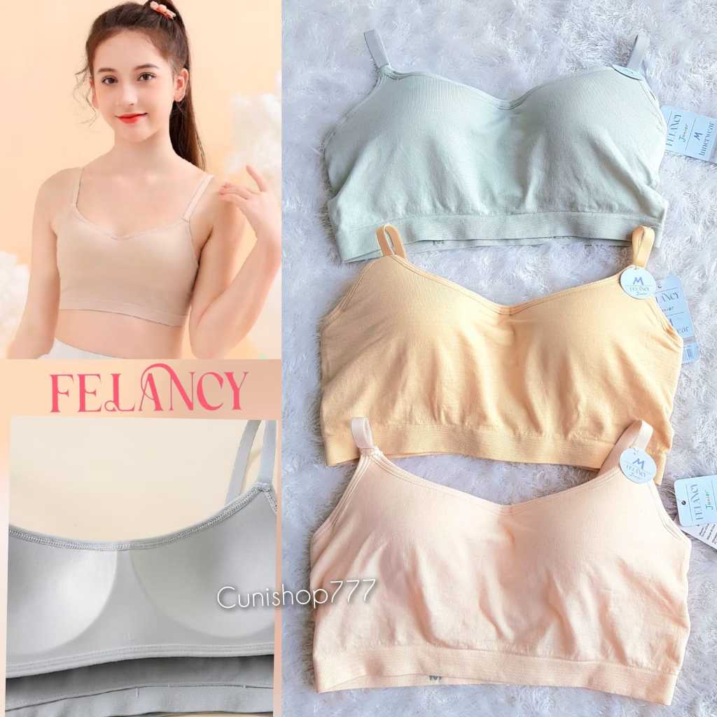 FELANCY MINISET SOFT JUNIOR M L XL TANPA KAWAT 80036 BH ANAK BRA POLOS