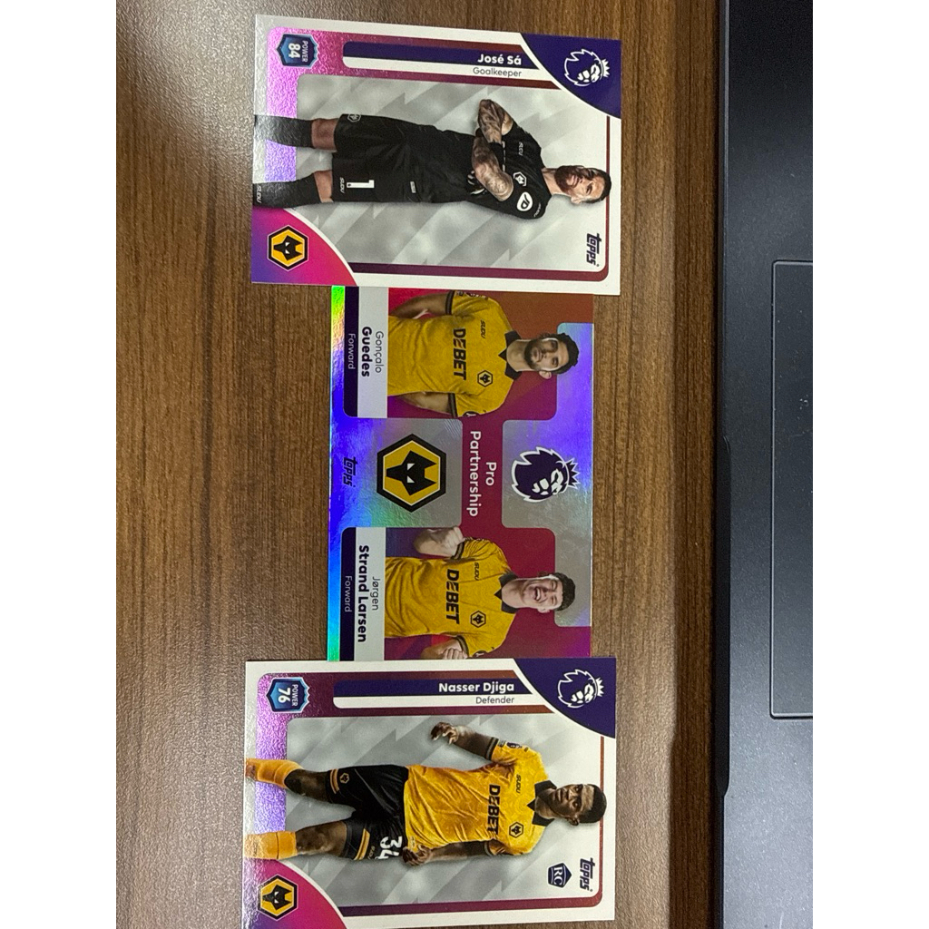 Topps EPL 25/26 wolverhampton kartu bola