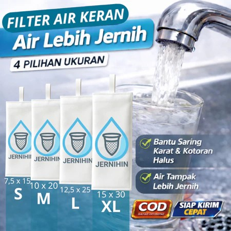 Filter Air Keran Penjernih Air Rumah Tangga 5 Mikron Untuk Sumur Bor, Toren, Dan Kamar Mandi – Sarin