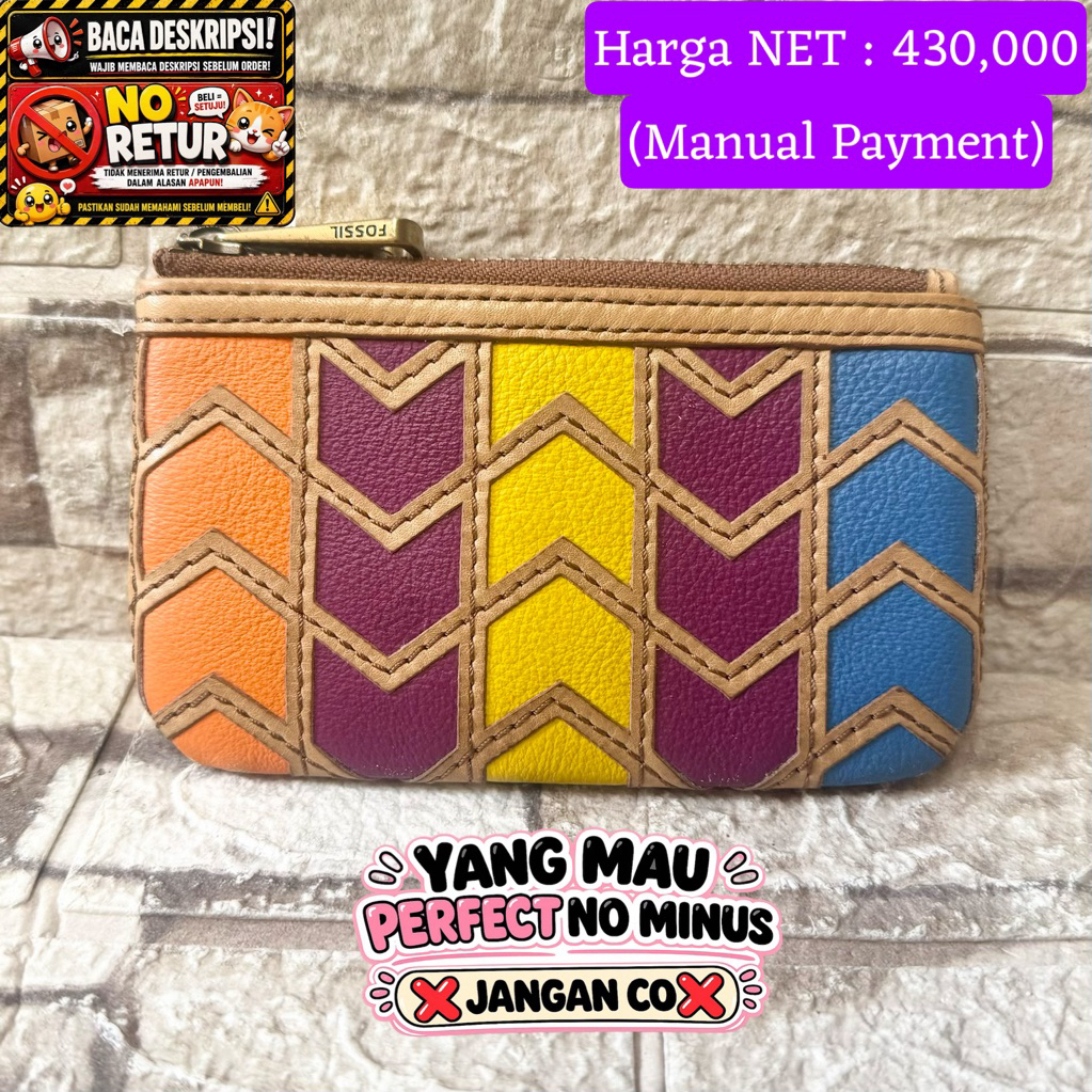 815# NET-Preloved Fossil Explorer Coin Wallet Dompet
