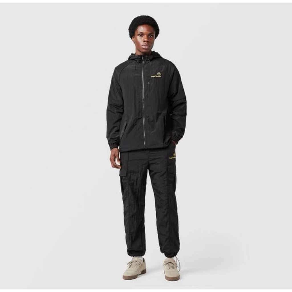 Sergio Tacchini Maldini Hooded Jacket Black