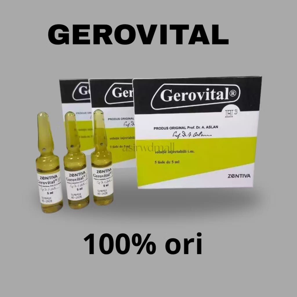 GEROVITAL H3 (AMPUL COKLAT) GEROVITAL ZENTIVA ORI