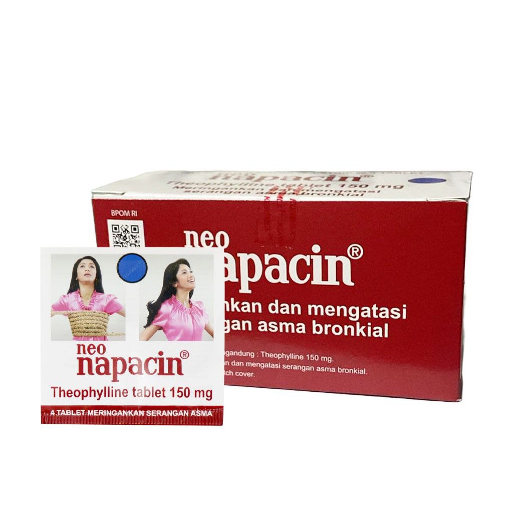 Neo Napacin - Obat Asma Tablet 25 Strip x 4 - Box