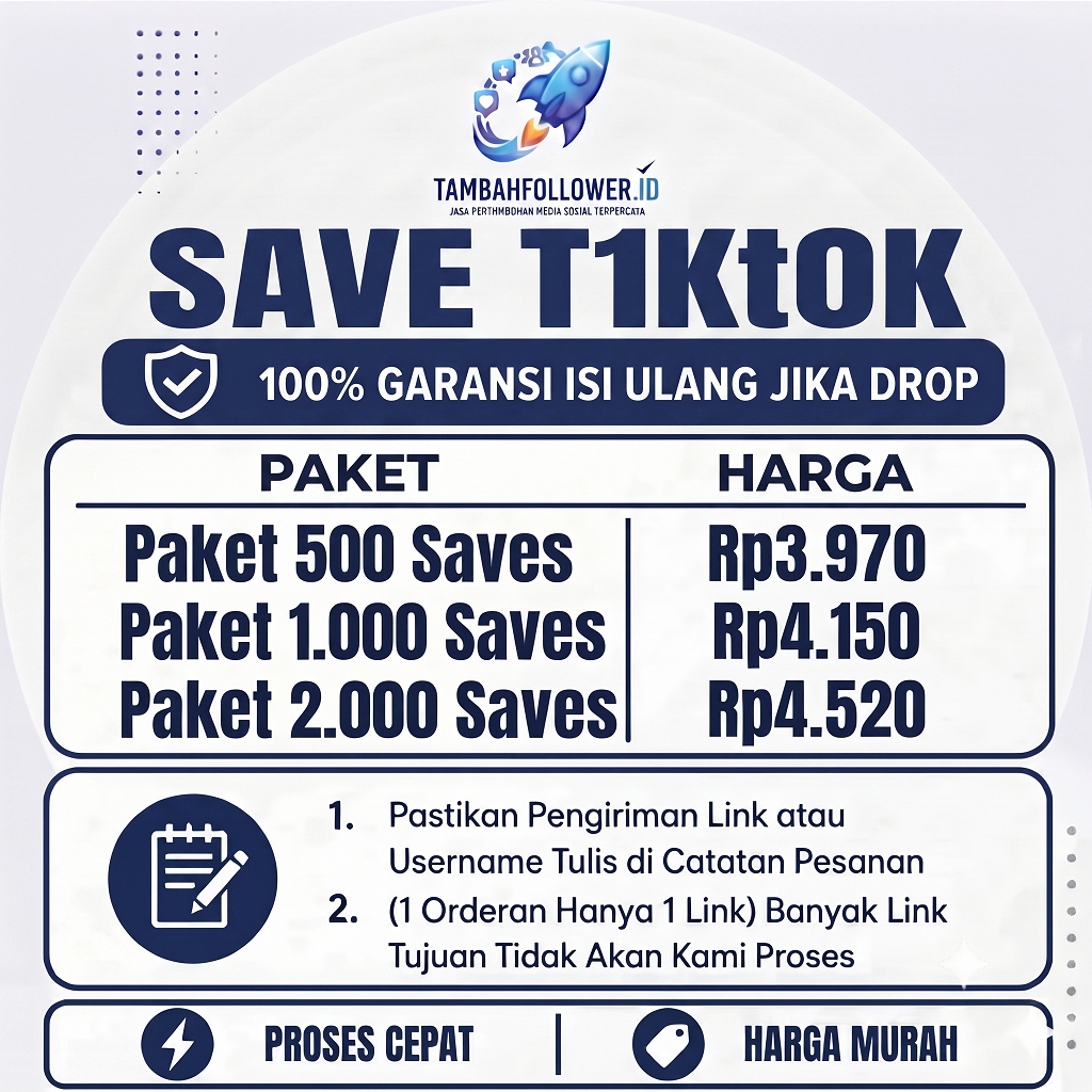 T1kt0k Save Real Akun Global - 100% Bergaransi Isi Ulang Bila Drop