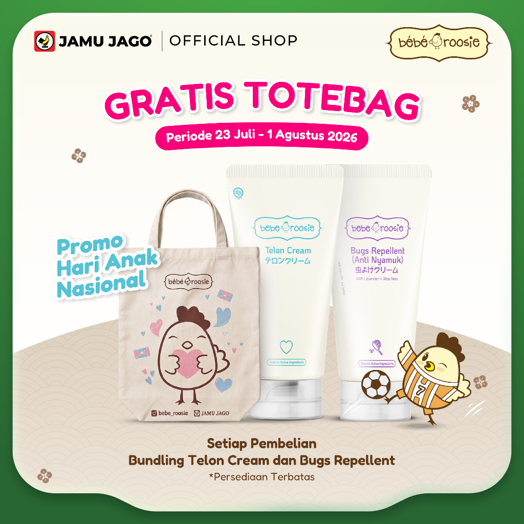 Bebe Roosie Telon Cream Lembut dan Hangat + Olive Oil / Minyak Zaitun untuk Bayi by Jamu Jago