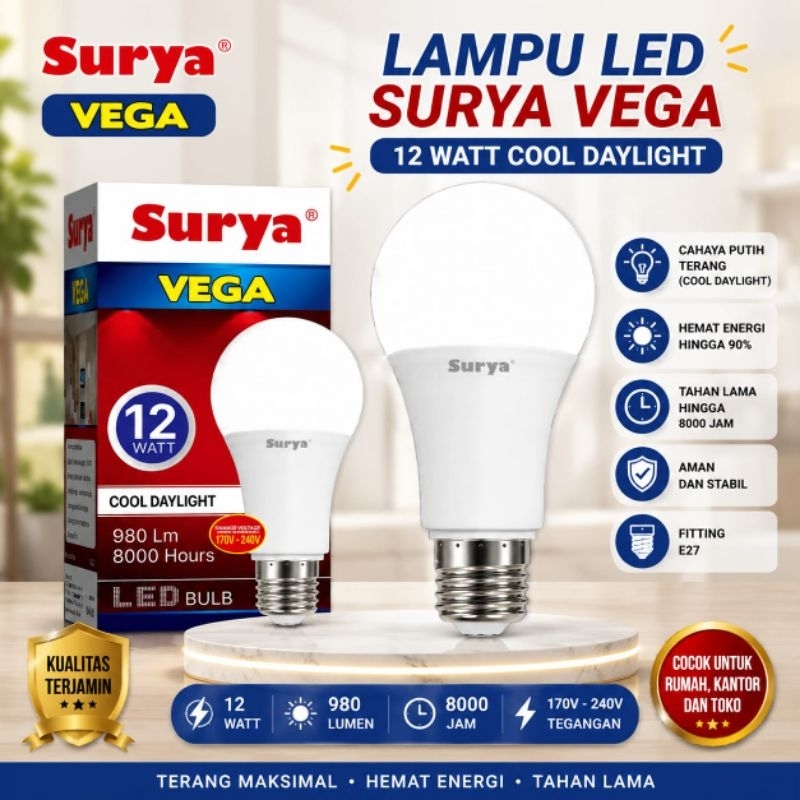 {MT} Bohlam Surya 12 watt(1pcs)