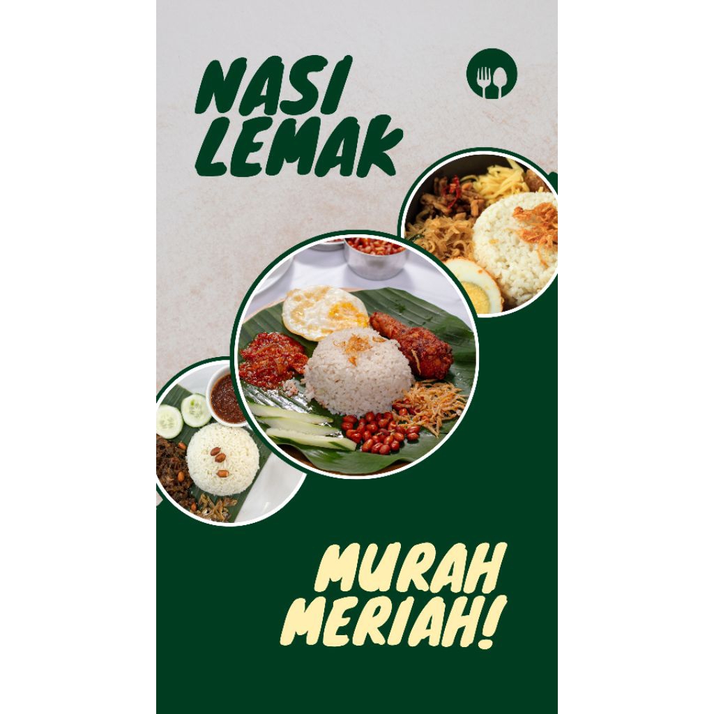 Spanduk Nasi Lemak