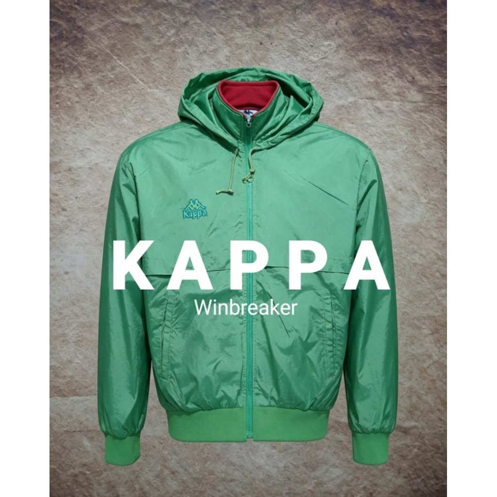 Jaket windbreaker keren KAPPA bekas pakai