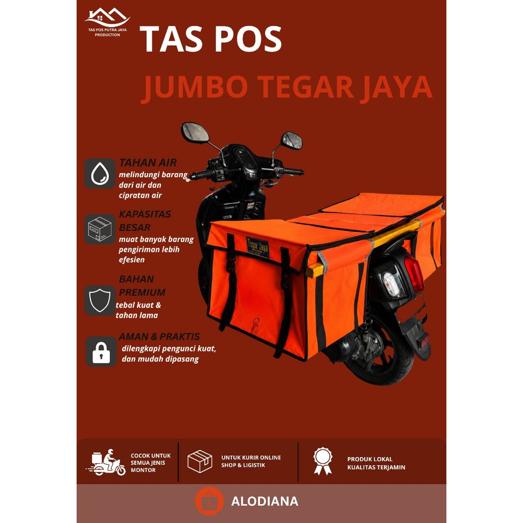 MOTOR OBROK SRANDUL Tas Motor Obrok Srandul Jumbo Bahan Polyester Tebal Anti Air Serbaguna