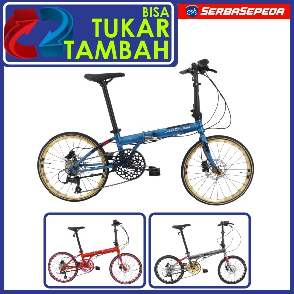 Dahon.ION Sanjose Sepeda Lipat 20 Frame Chromoly Rem Hydraulic