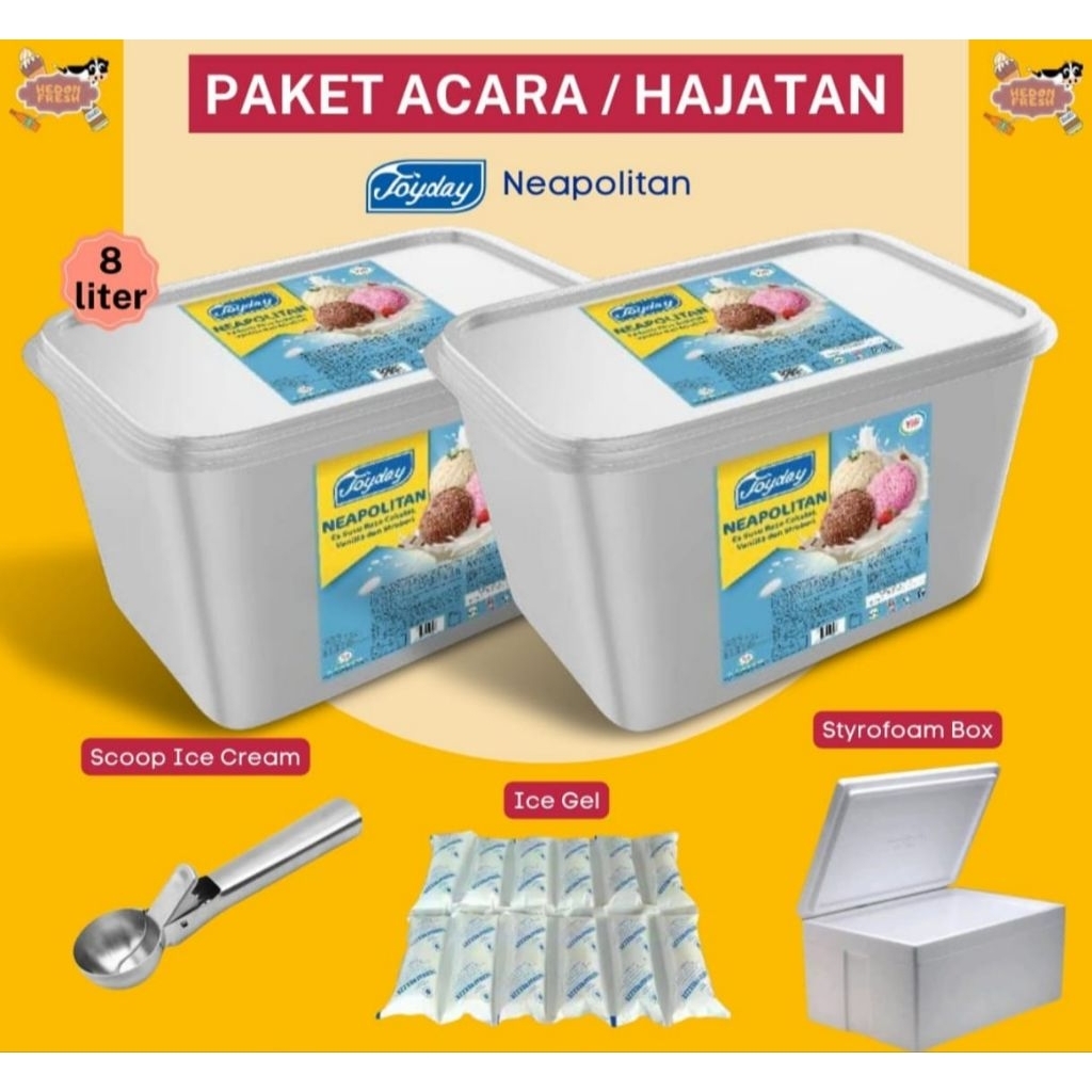 Paket Acara Nikah Ulang tahun Joyday 8 liter Bekasi