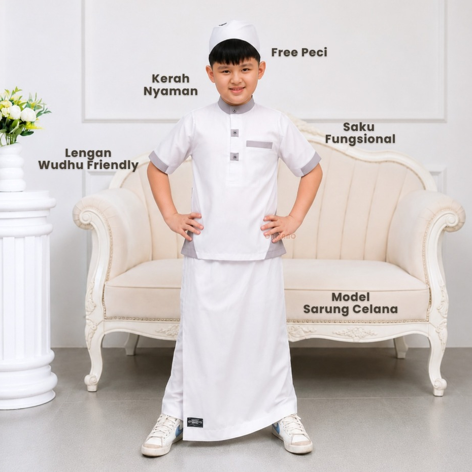 Sarung Celana Koko Anak ( Sarcelko | Sarkoci) Koko Anak Muslim umur 1 - 14 tahun AVATAR