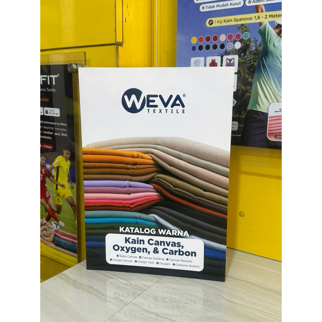 Katalog Kain CANVAS MIX Besar Baby Canvas, Sueding, Marsoto, Greige, Oxygen, Carbone Combed