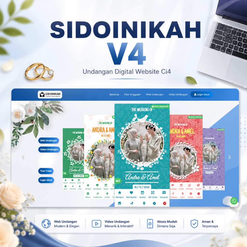 Source Code Website Undangan Digital SIDOINIKAH V4