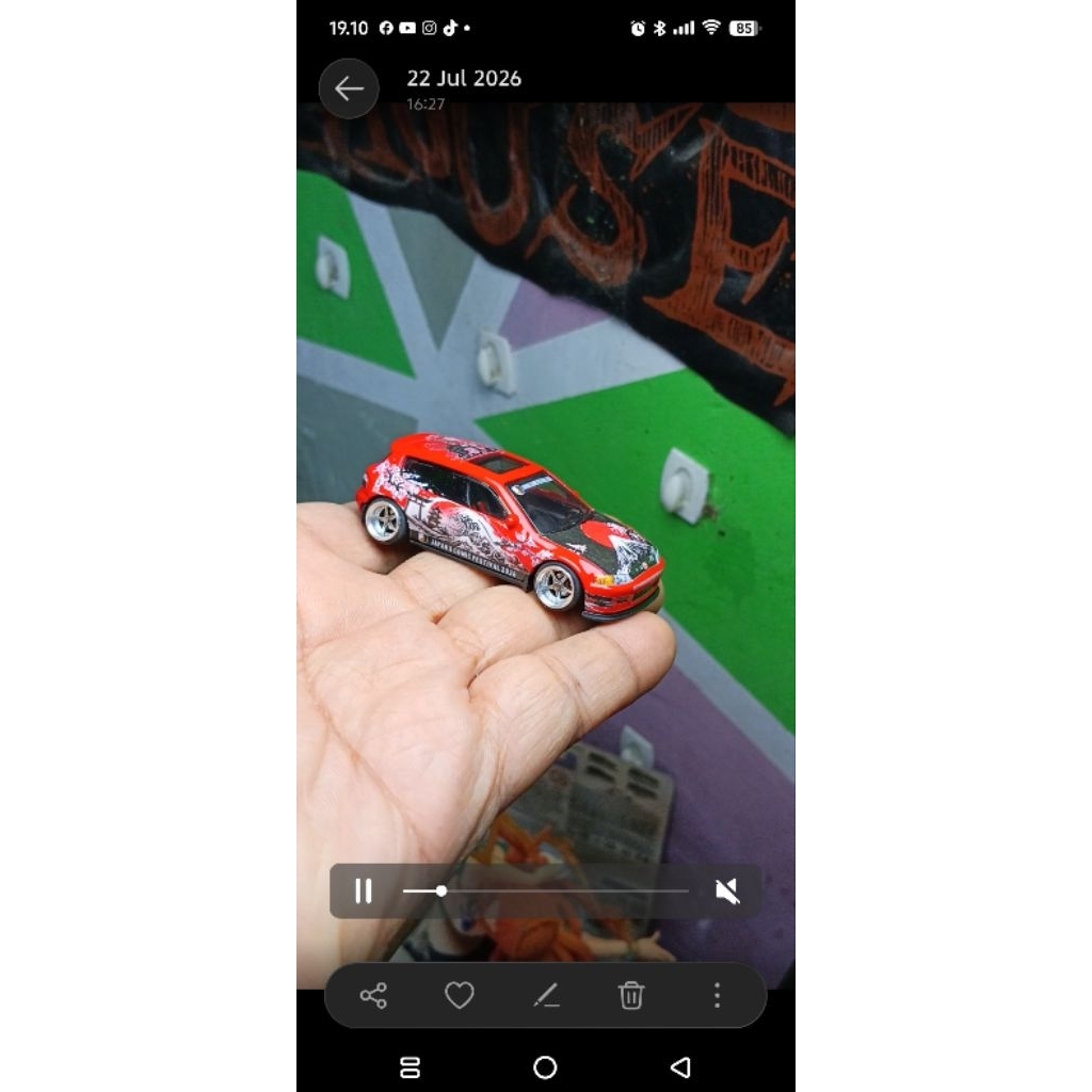 hotwheels Honda Civic eg custom