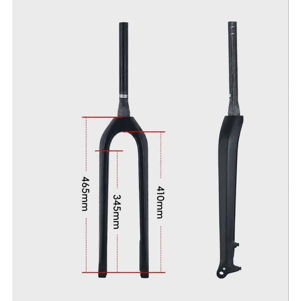 Fork gravel mtb 27.5/29er TA boost taper 15x110