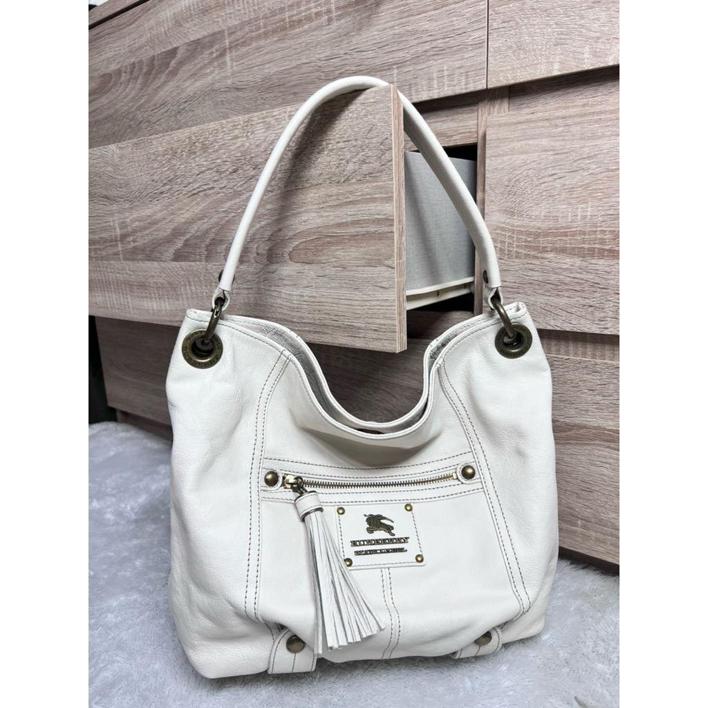 PRELOVED AUTHENTIC Burberry Blue Label Leather One-Shoulder Bag