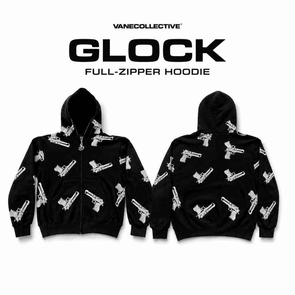 VANE GLOCK FULL-ZIPPER HOODIE