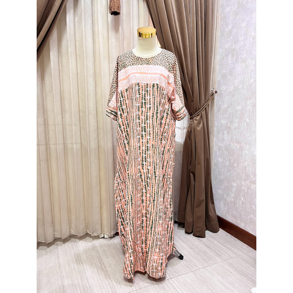 (Daster Luza) Longdress Stali Belah by Batik Luza Pekalongan