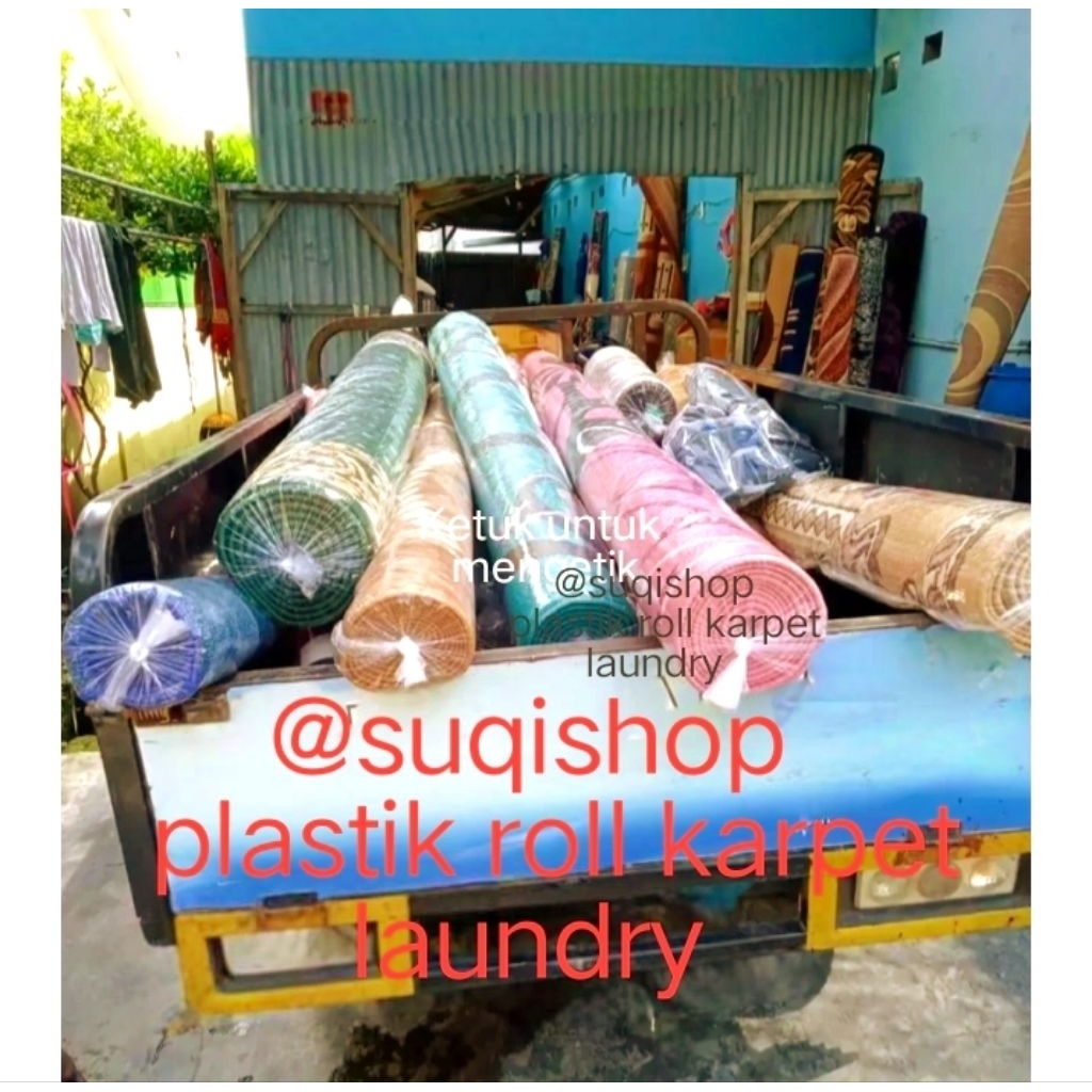 plastik roll karpet laundry