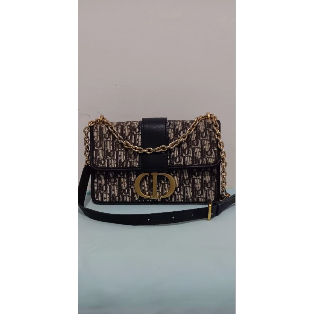 Preloved, Christian Dior 30 Montaigne Chain Bag Calfskin