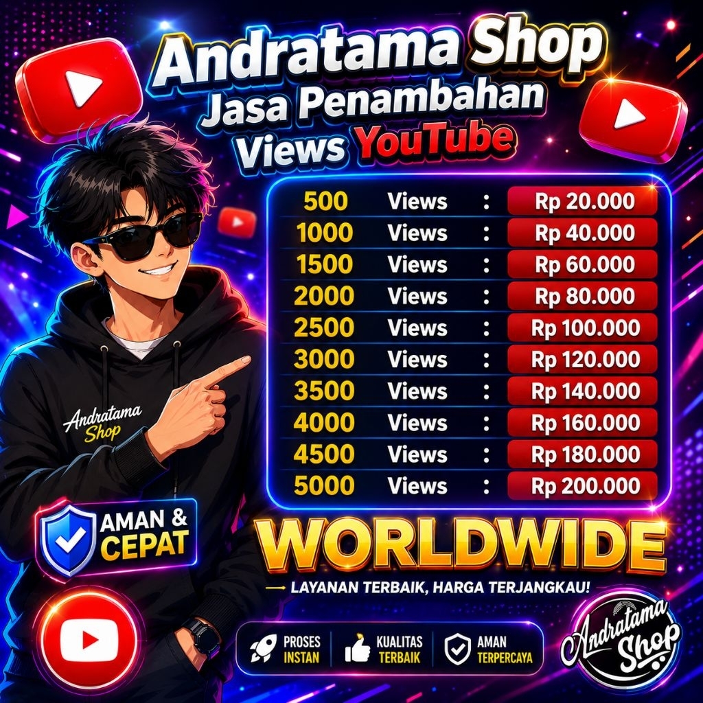 500 Views YouTube | Jasa tambah Views YT