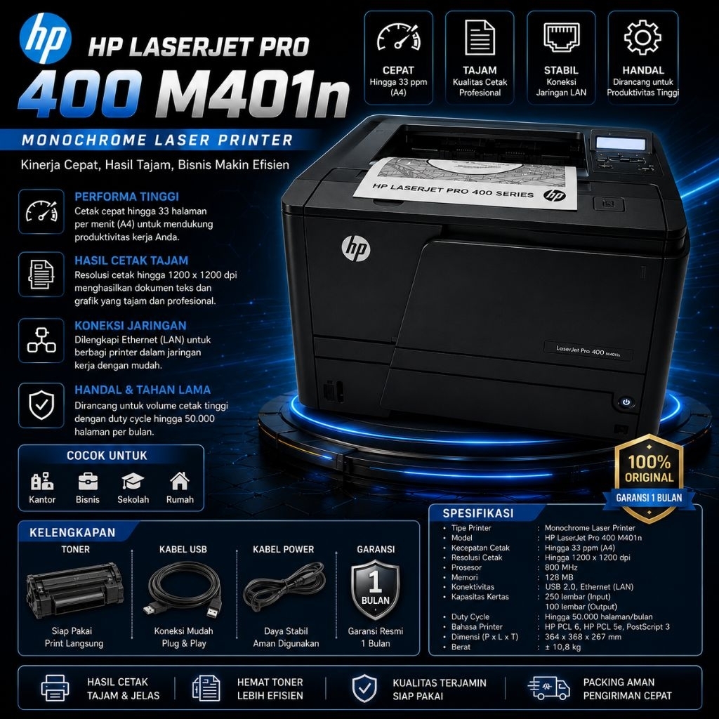 HP laserjet pro 400 m401n
