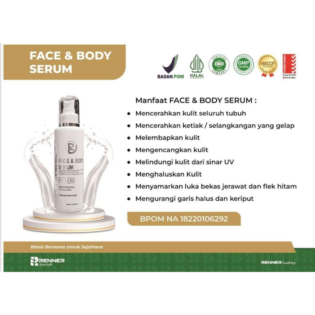 RENNER face & body serum