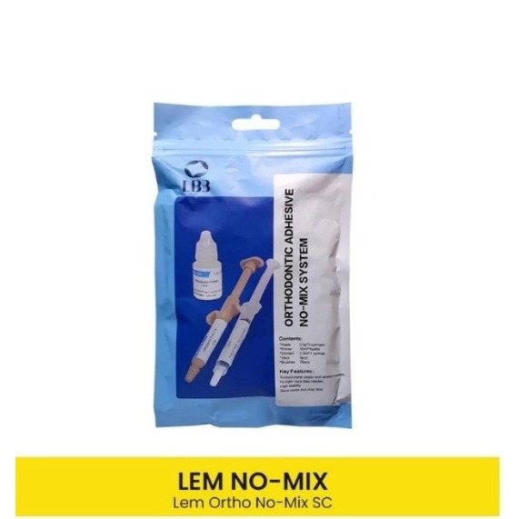 Lem Behel Ortho  No Mix / Lem Behel Bracket Gigi Orthoforce Non Laser / Tanpa Laser (SC)