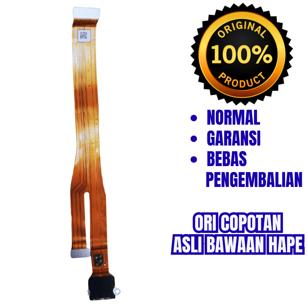 Flexible cas oppo a3s original copotan - cph1803 - flexible charger - ori cabutan bawaan