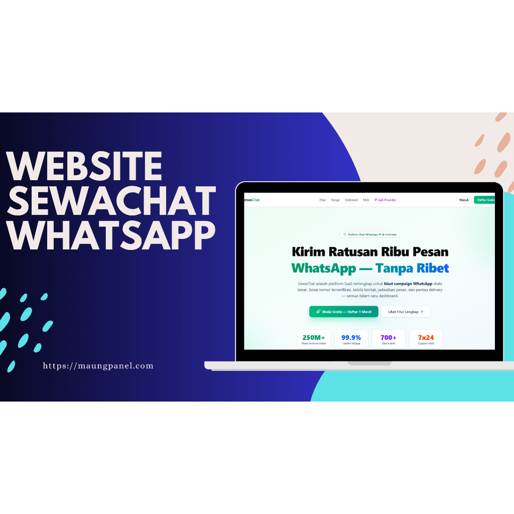 Website Sewachat WhatsApp Untuk Blast dan Sewakan WhatsApp