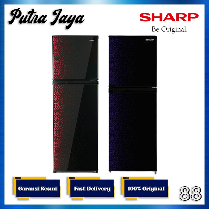 Sharp Kulkas 2 Pintu SJ-316MG-GB/GR / SJ 316 MGGB / SJ316 / SJ 316 MG