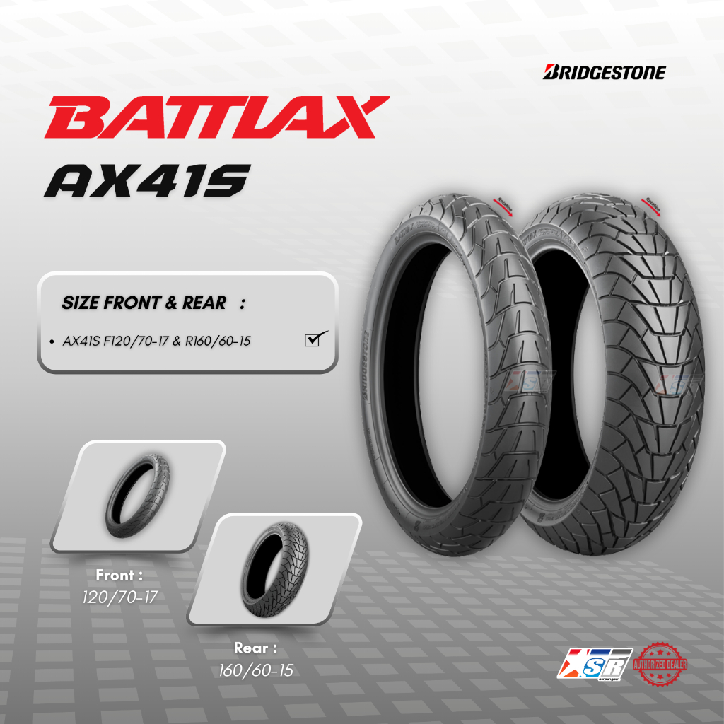 Bridgestone Ban Motor Battlax X ADV 750 Adventure AX 41S Made in Japan Motorcycle