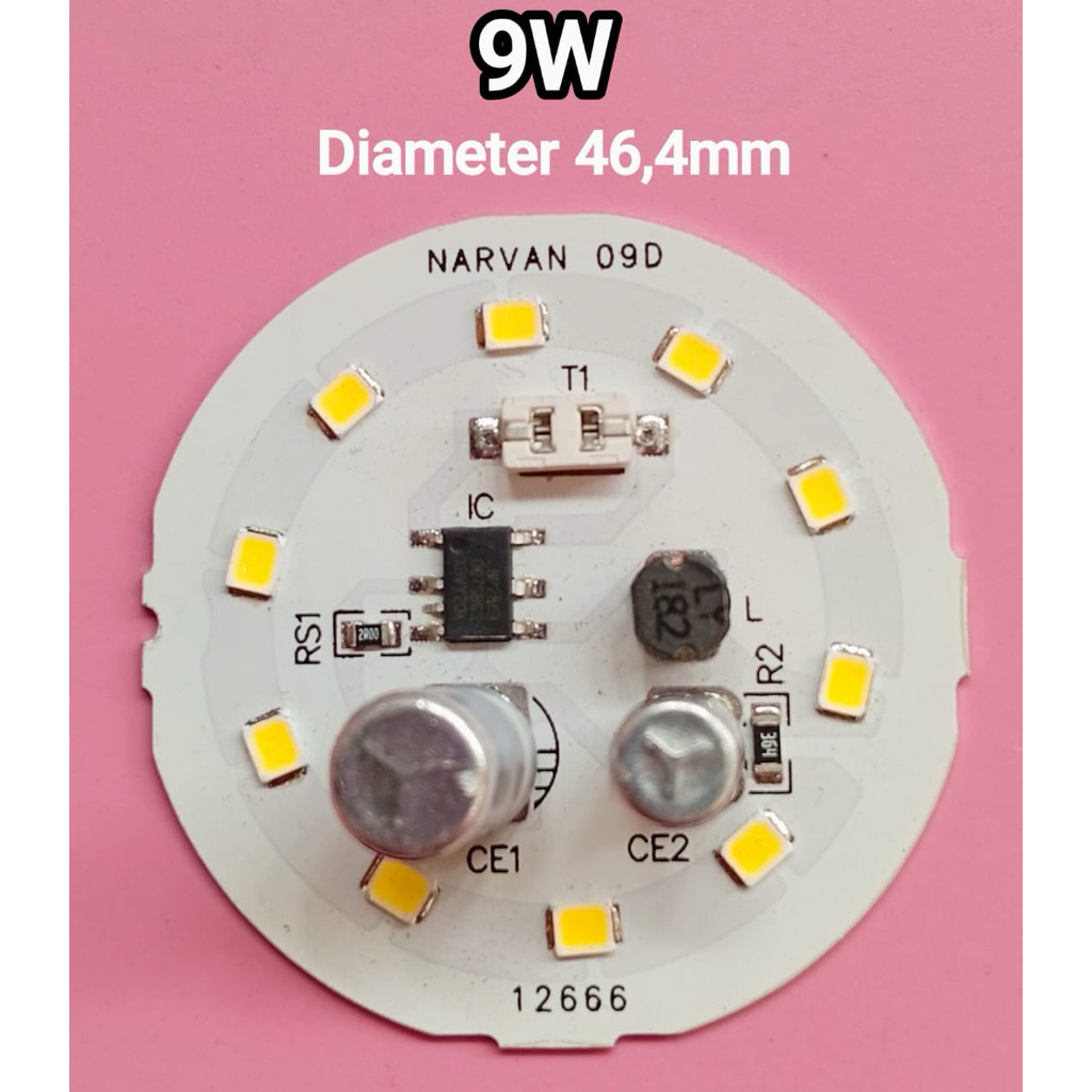 PCB LED AC NARVAN 9 watt
