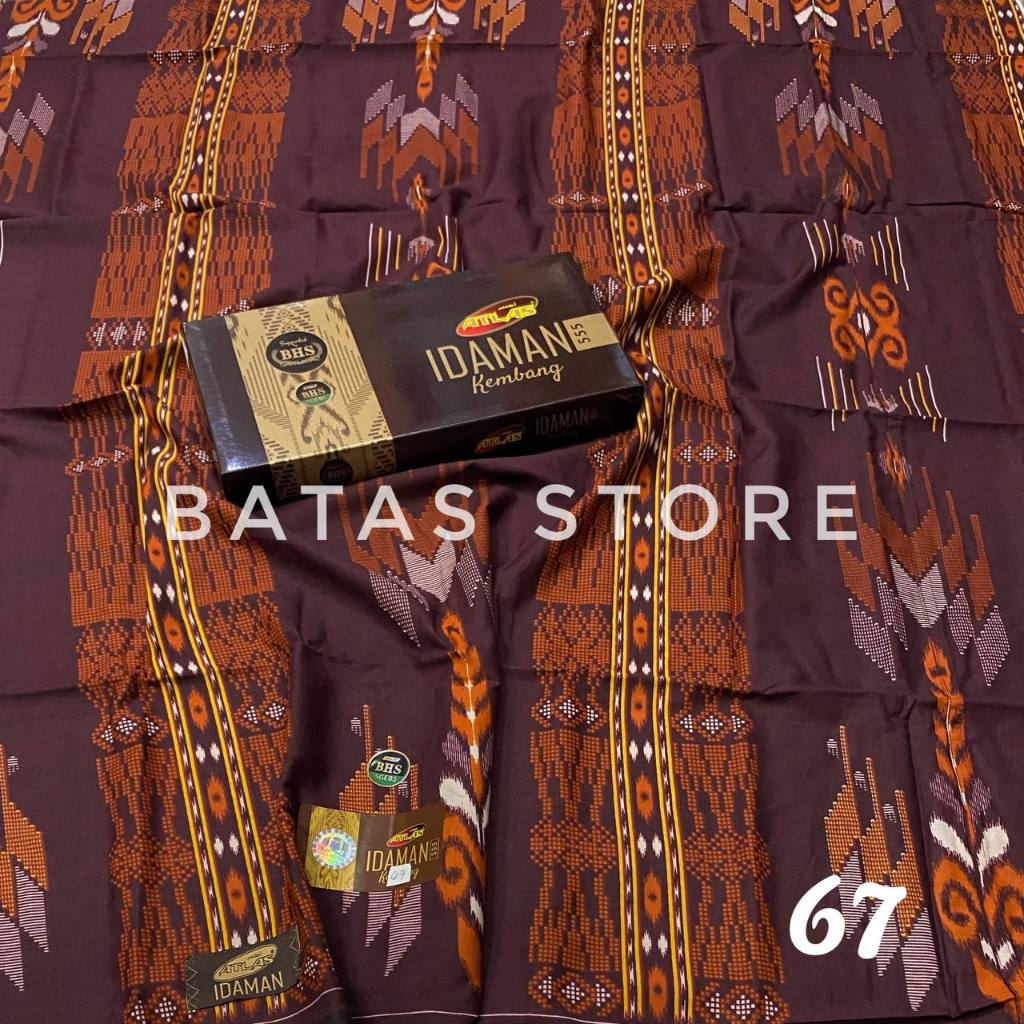 Sarung Atlas Harmoni Idaman Kembang//Sarung Atlas Idaman Kembang 555