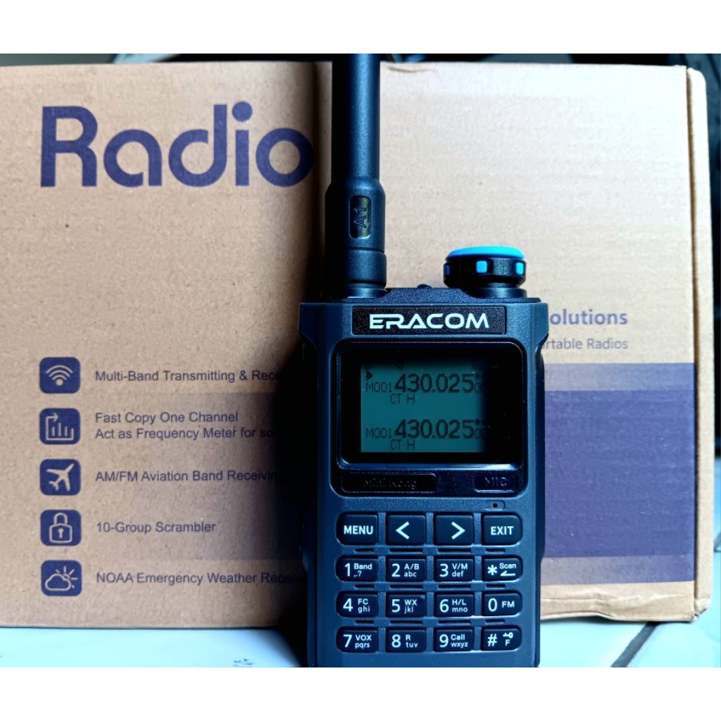 HT ERACOM UV-K1 UNLOCK 18-1300MHz MULTIBAND POWER 5WATT