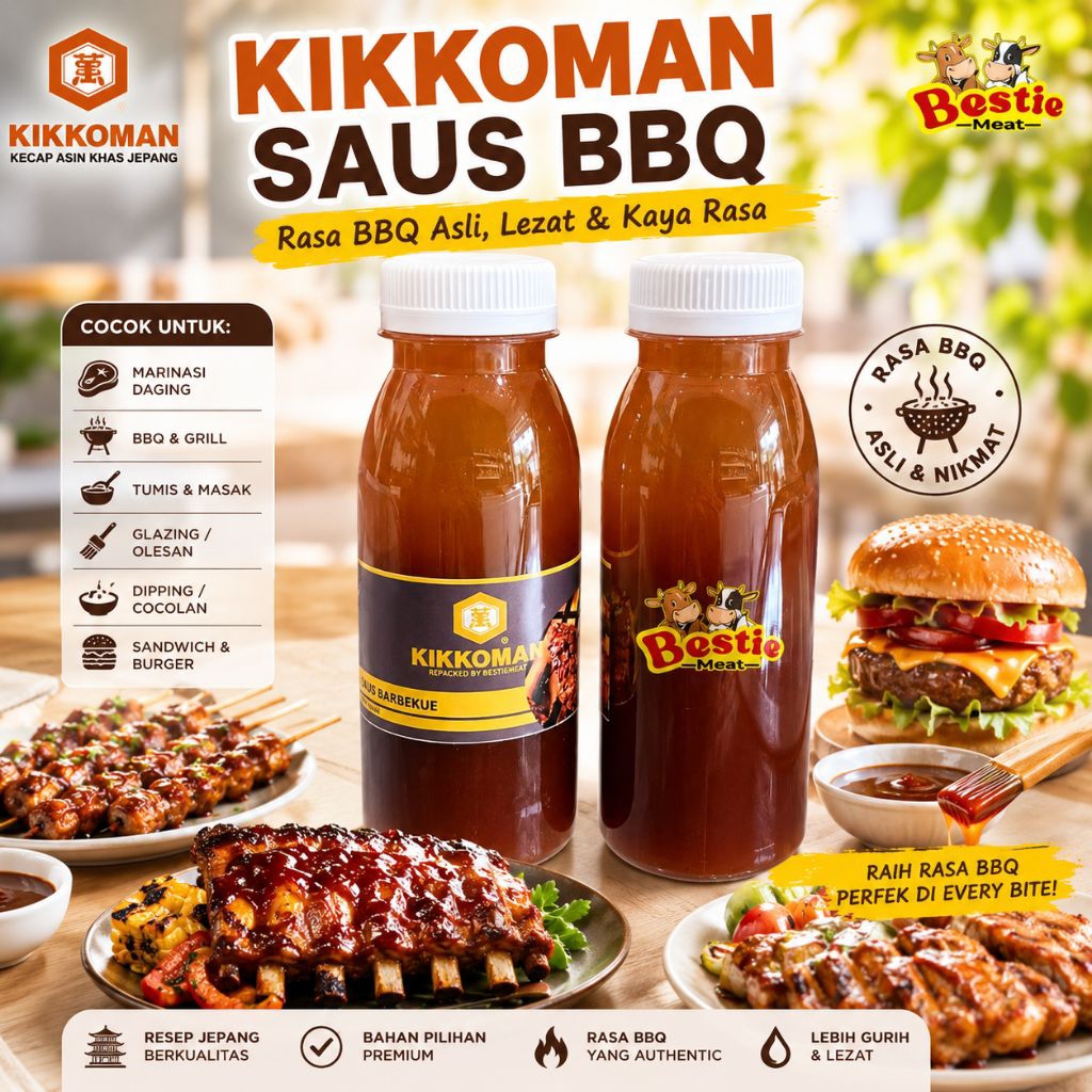 Kikkoman Barbeque Saus Bbq Saus Grill 100ml