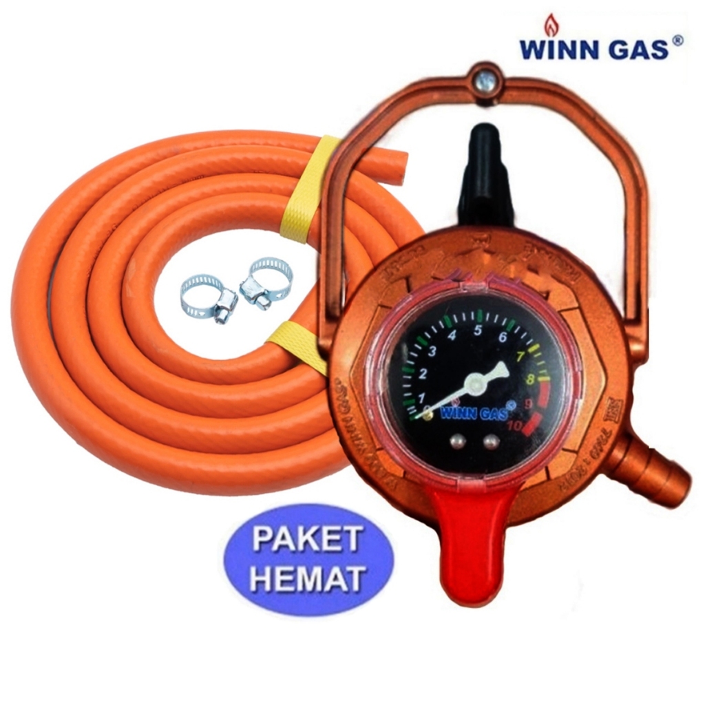 Winn Gas W 800M Golden Vist Regulator 3 Penguncian Ganda