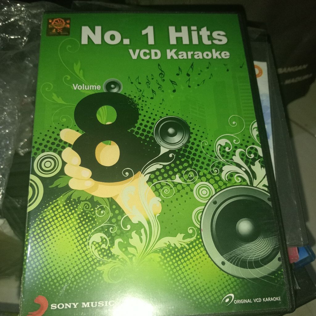 VCD karaoke pop no 1 hits volume 8 - cinta laura sheila on7 hijau daun randy pangalila (kemasan box)