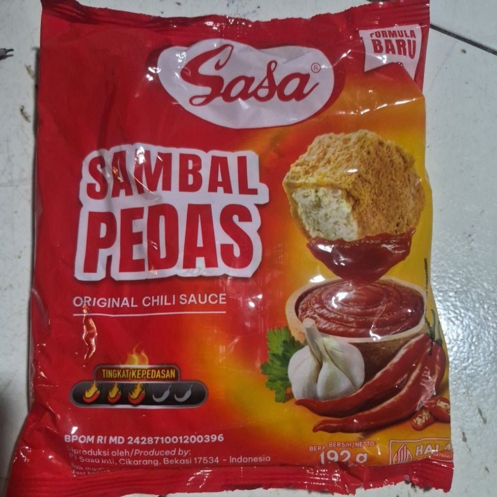 saos sambal sasa saset