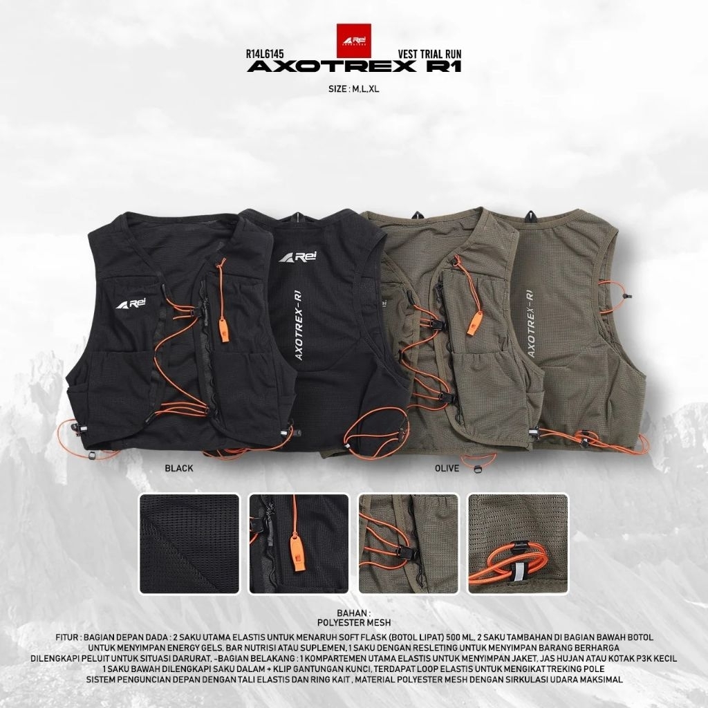 Hydropack / Vest Trail Running Arei Outdoorgear Axotrex R1