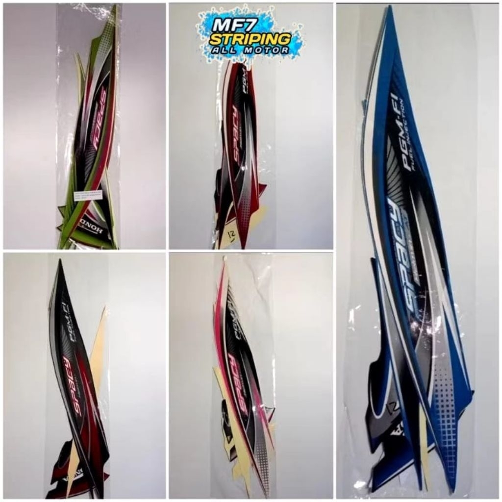 STRIPING SPACY FI 2012 2013 LENGKAP ORIGINAL LOOK - STIKER SPACY FI 2012 2013 LENGKAP FULLSET